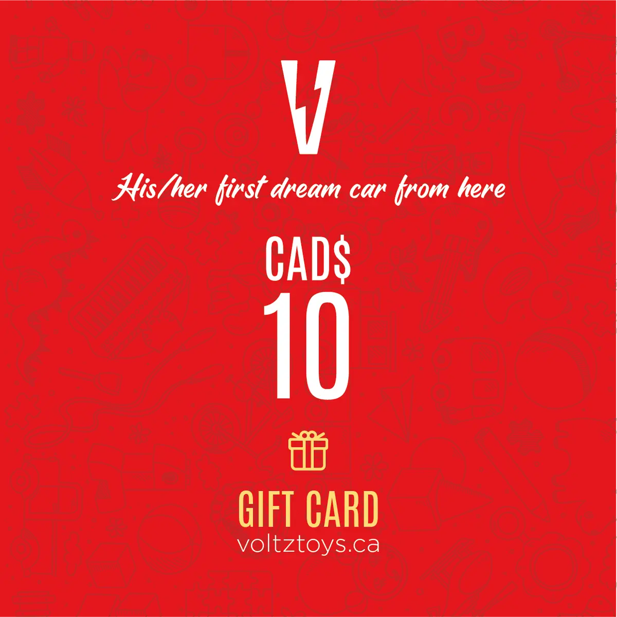 Voltz Toys Gift Card 1