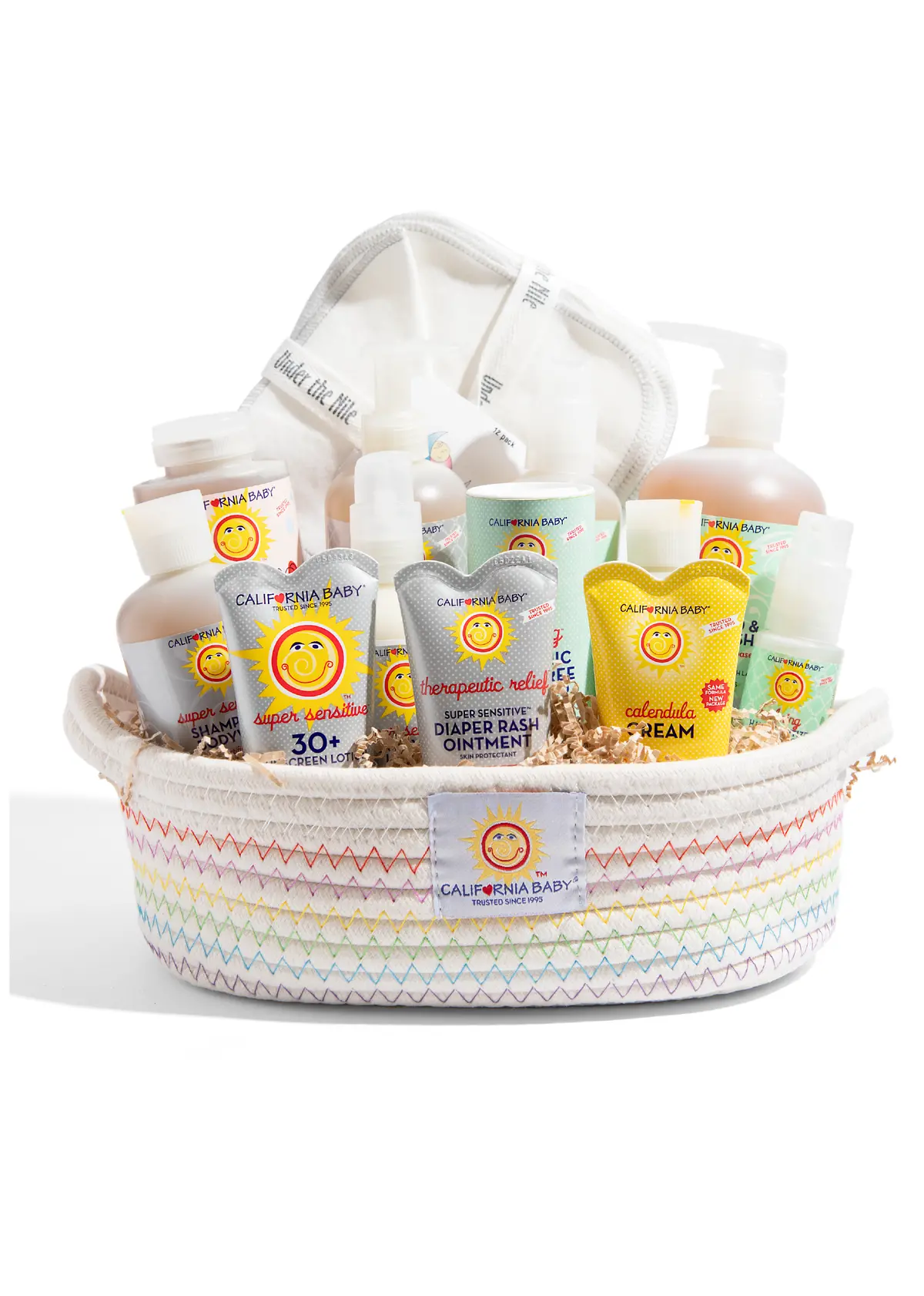 California Baby Deluxe Newborn Gift Basket 1