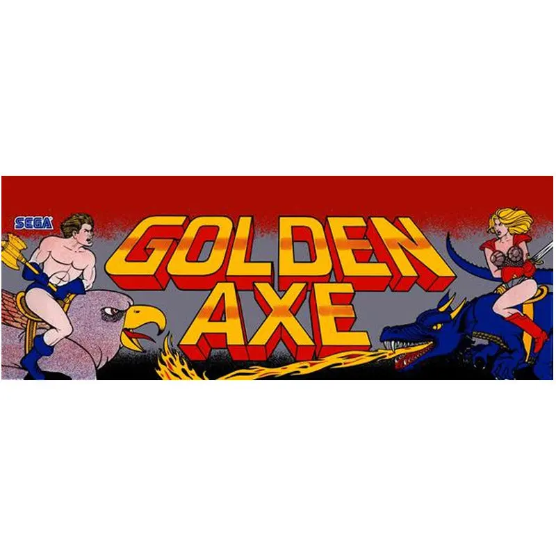 Golden Axe Arcade Marquee 1