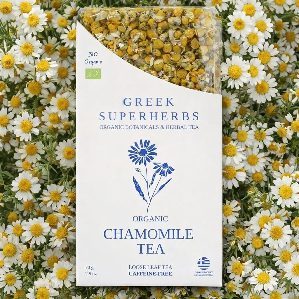 Greek Superherbs Greek Chamomile Tea (Grevena) 1