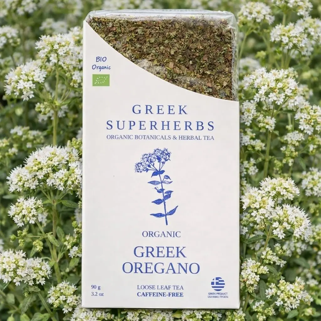 Greek Superherbs Greek Oregano (Ikaria Blue Zone) 1