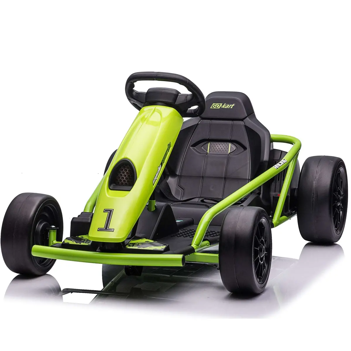 Go Kart 24V High-Speed Outdoor Racer Drifter With Seat Belt [Upgraded Design] 6