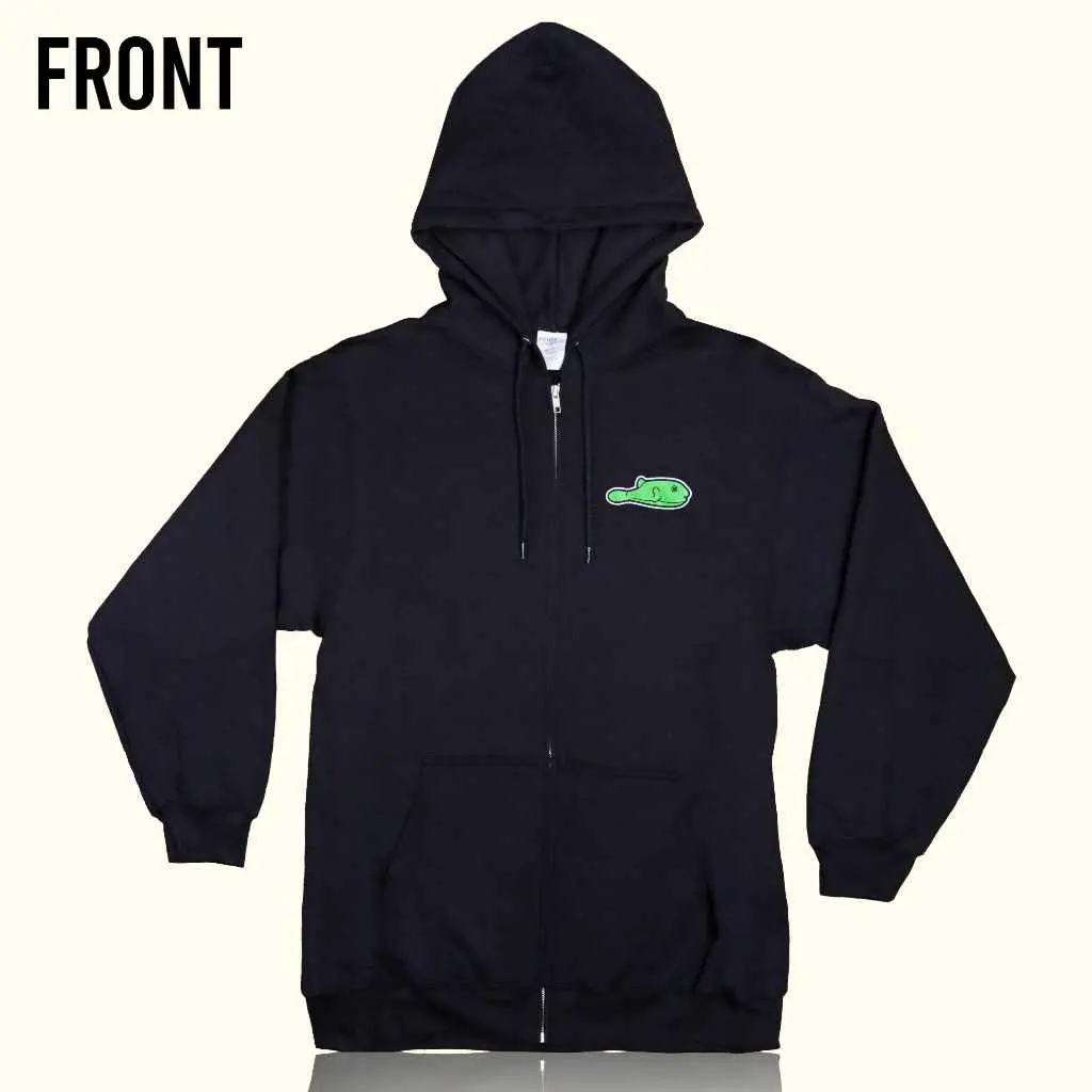 Green Puffer Hoodie 1