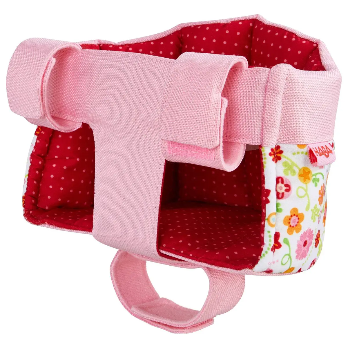 Haba Soft Doll's Bike Seat Flower Meadow 1