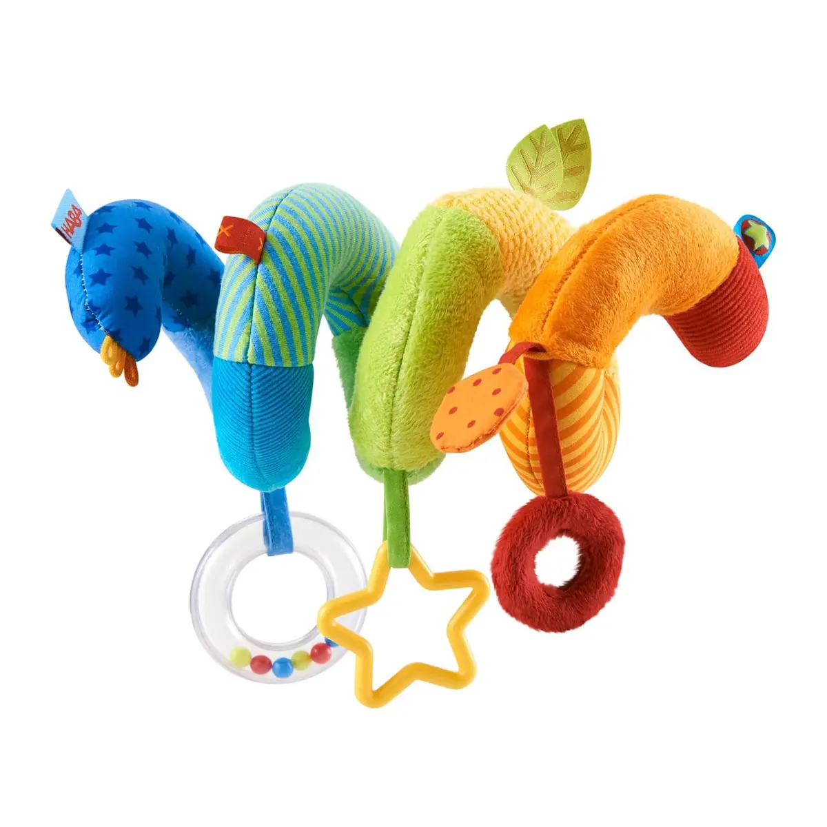Haba Rainbow Activity Spiral Stroller & Car Seat Toy 1