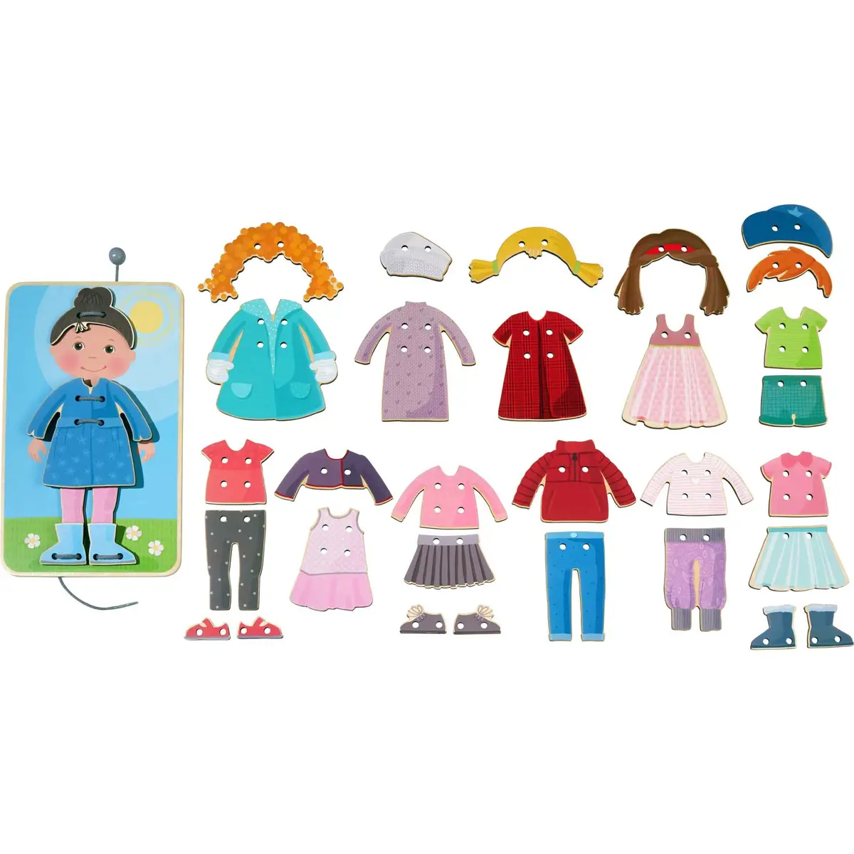 Haba My First Threading Game – Dress Up Fun 1