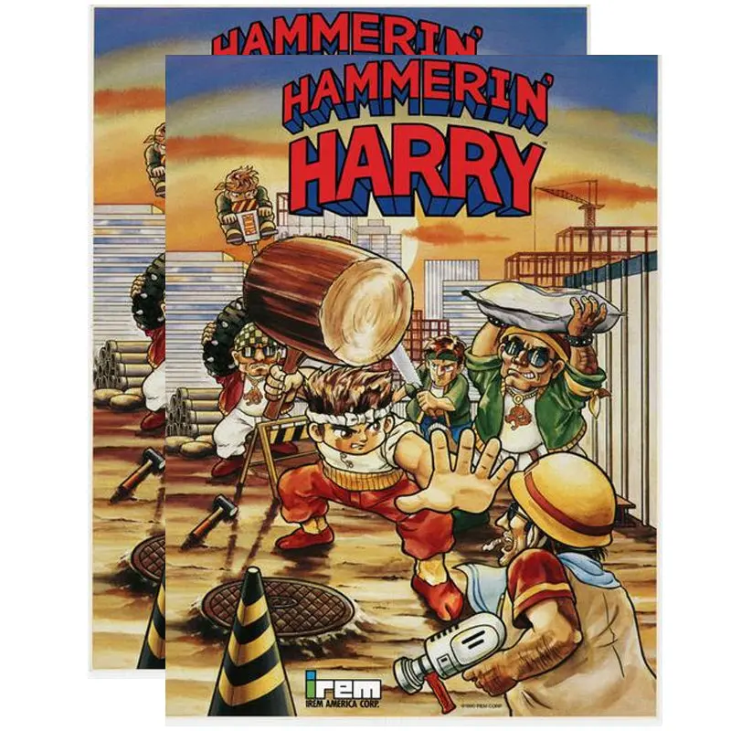 Hammerin Harry Side Art Decals 1