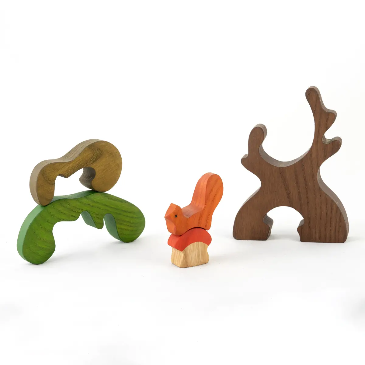 Poppybabyco Wooden Tree With Squirrel And The Mushroom Puzzle 2