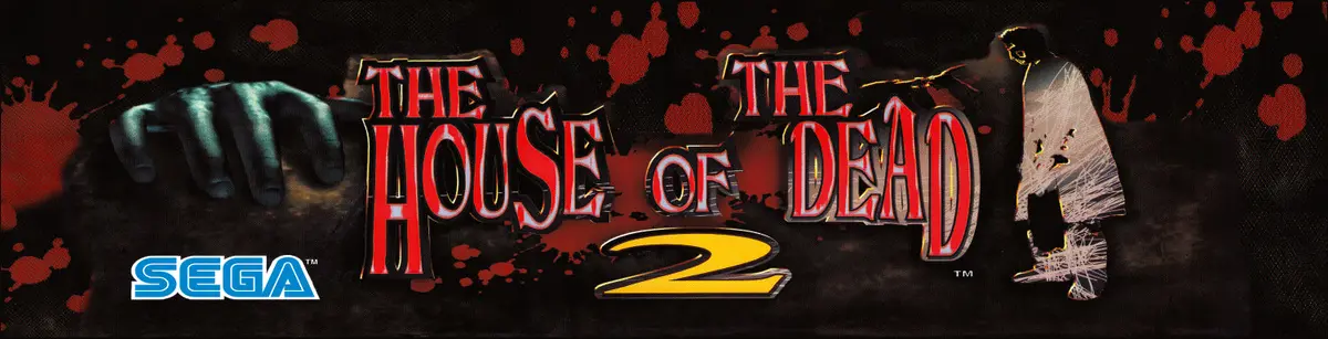 House Of The Dead 2 Hotd2 Arcade Marquee 1