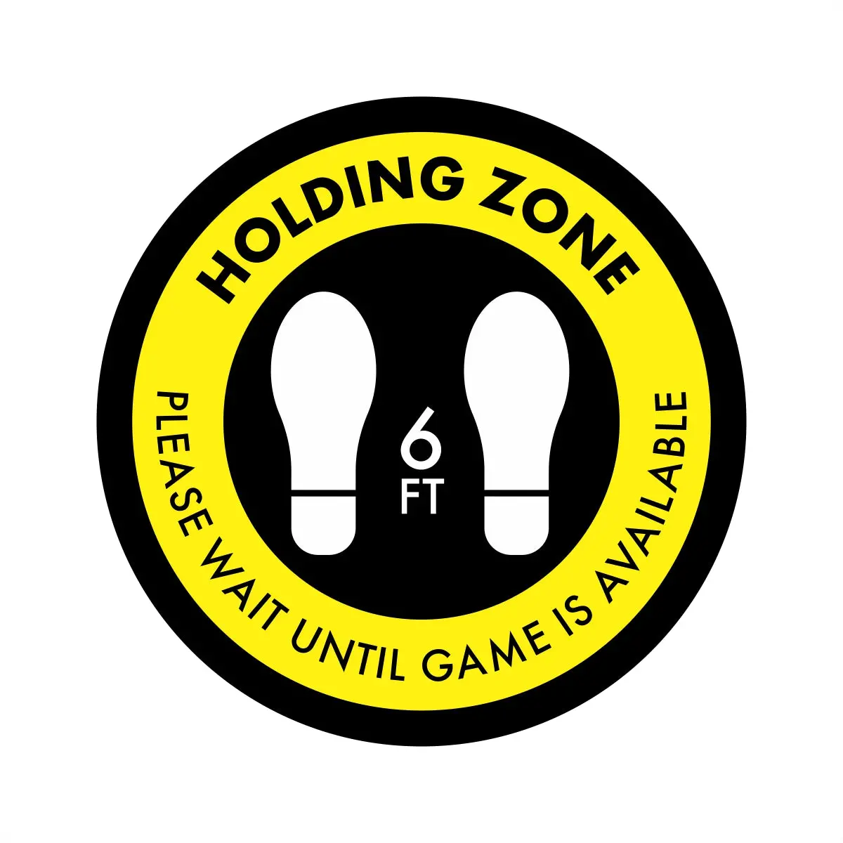 Holding Zone Next Game Wait Area Floor Graphic 1