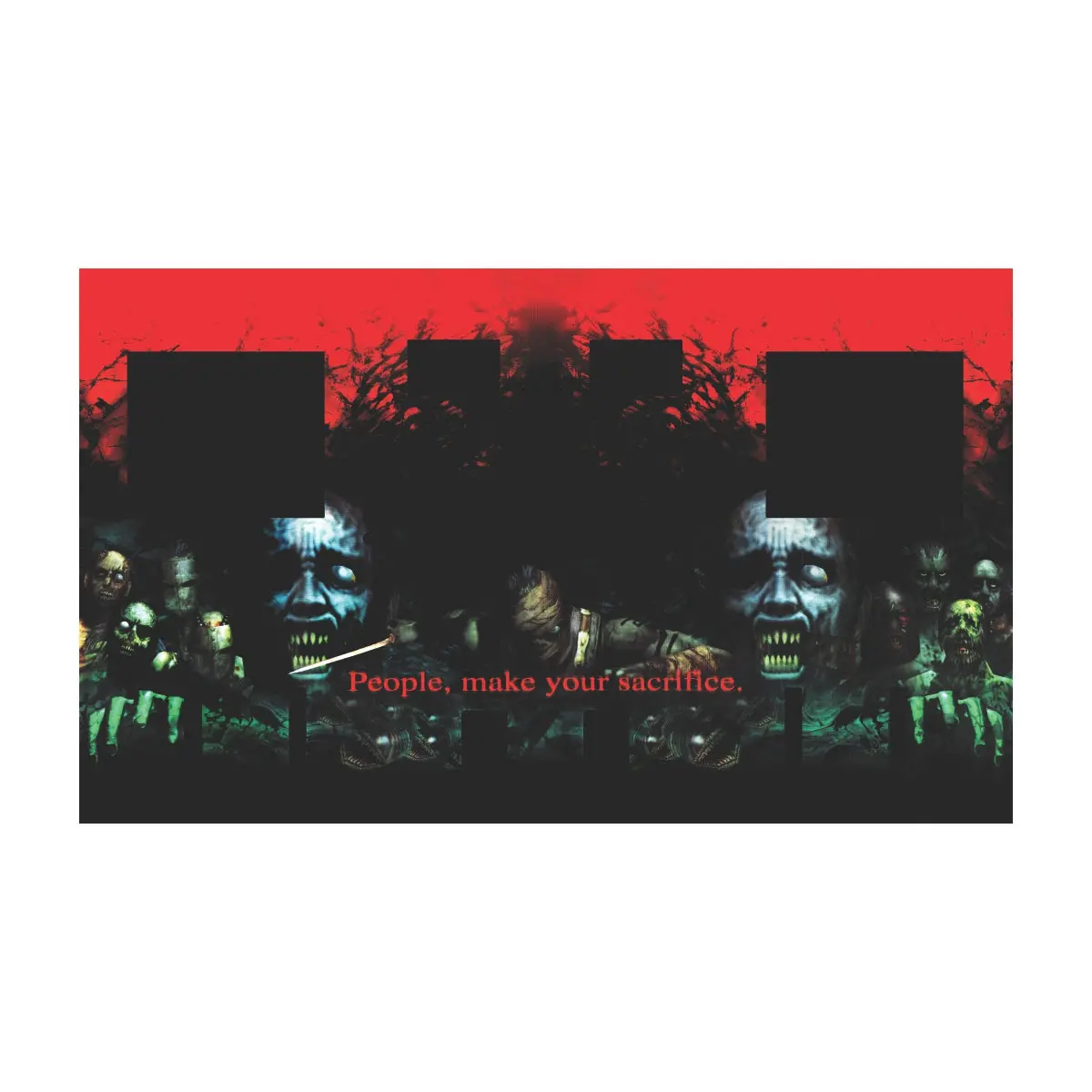 House Of The Dead 2 Hotd2 Cpo - Control Panel Overlay 1
