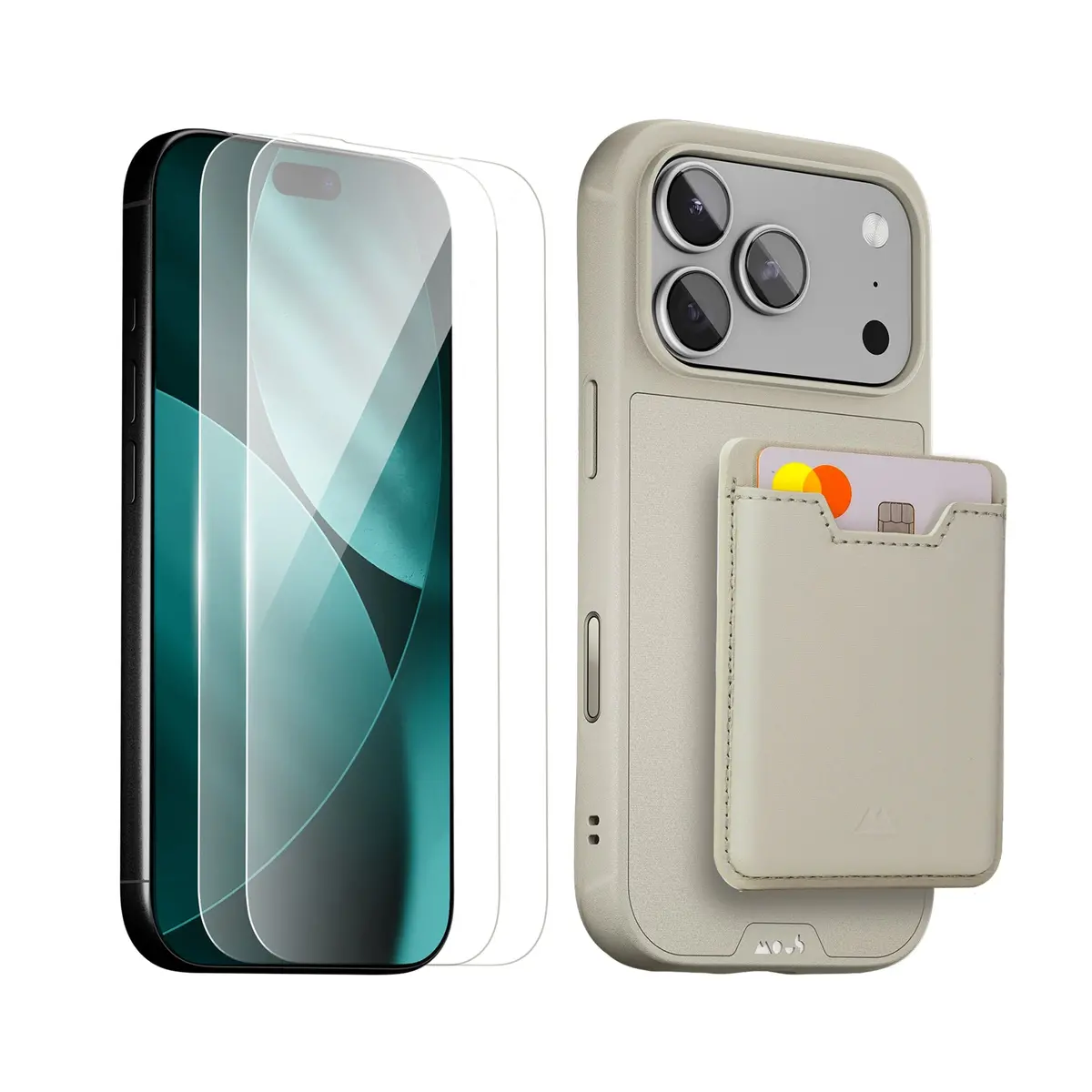Stone Protective Case, Screen Protector And Card Wallet - Apple Starter Kit 1