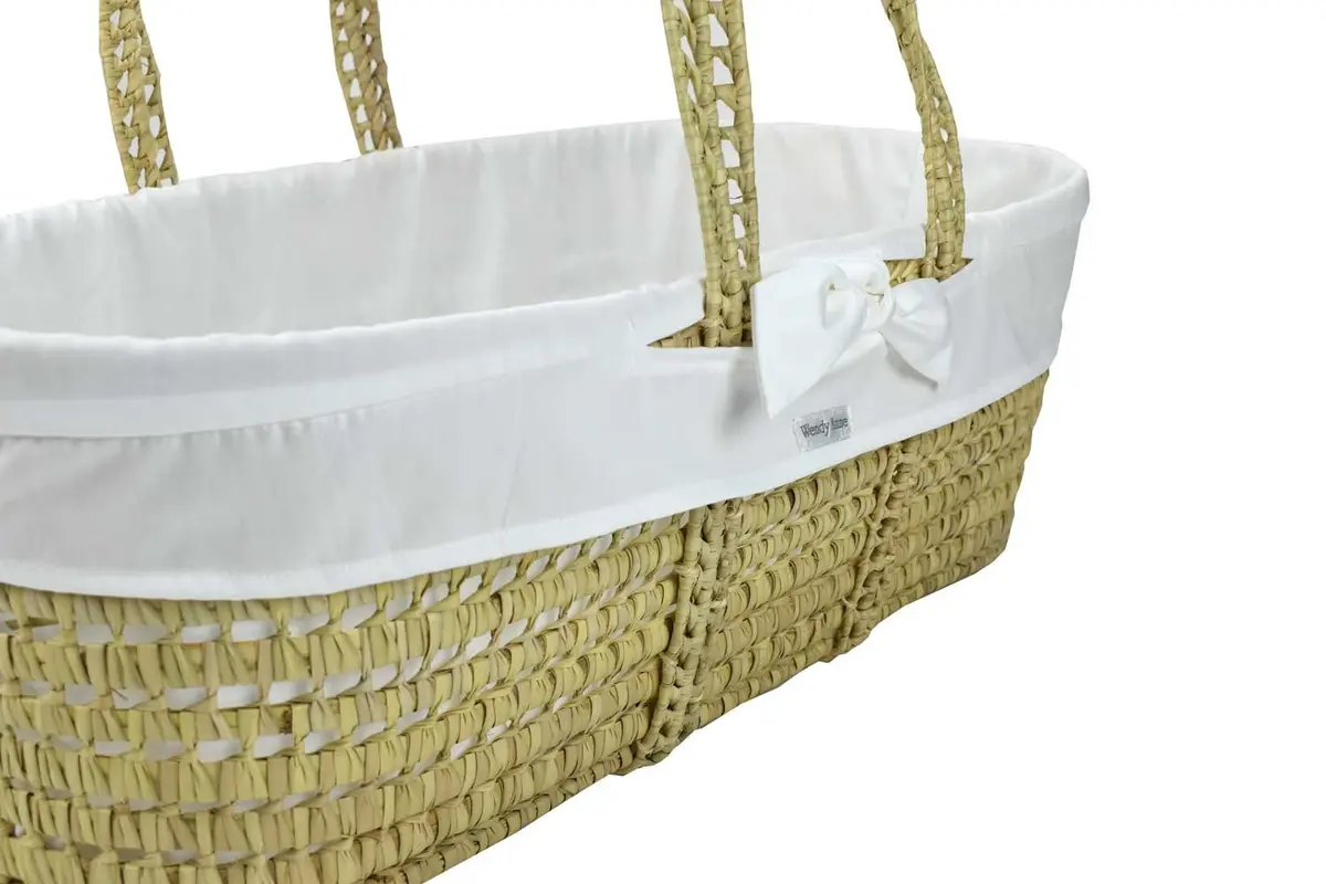 Wendy Anne Modern Style Liner Cover For Moses Basket - Choose Fabric - Custom Made 1