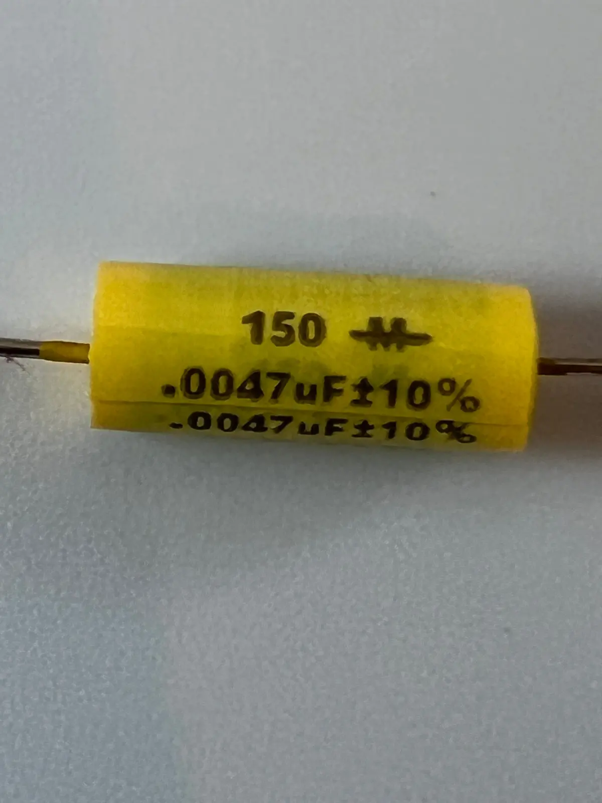 Mallory 150S - Capacitor - .0047Uf @ 630 Vdc - Axial Lead 1