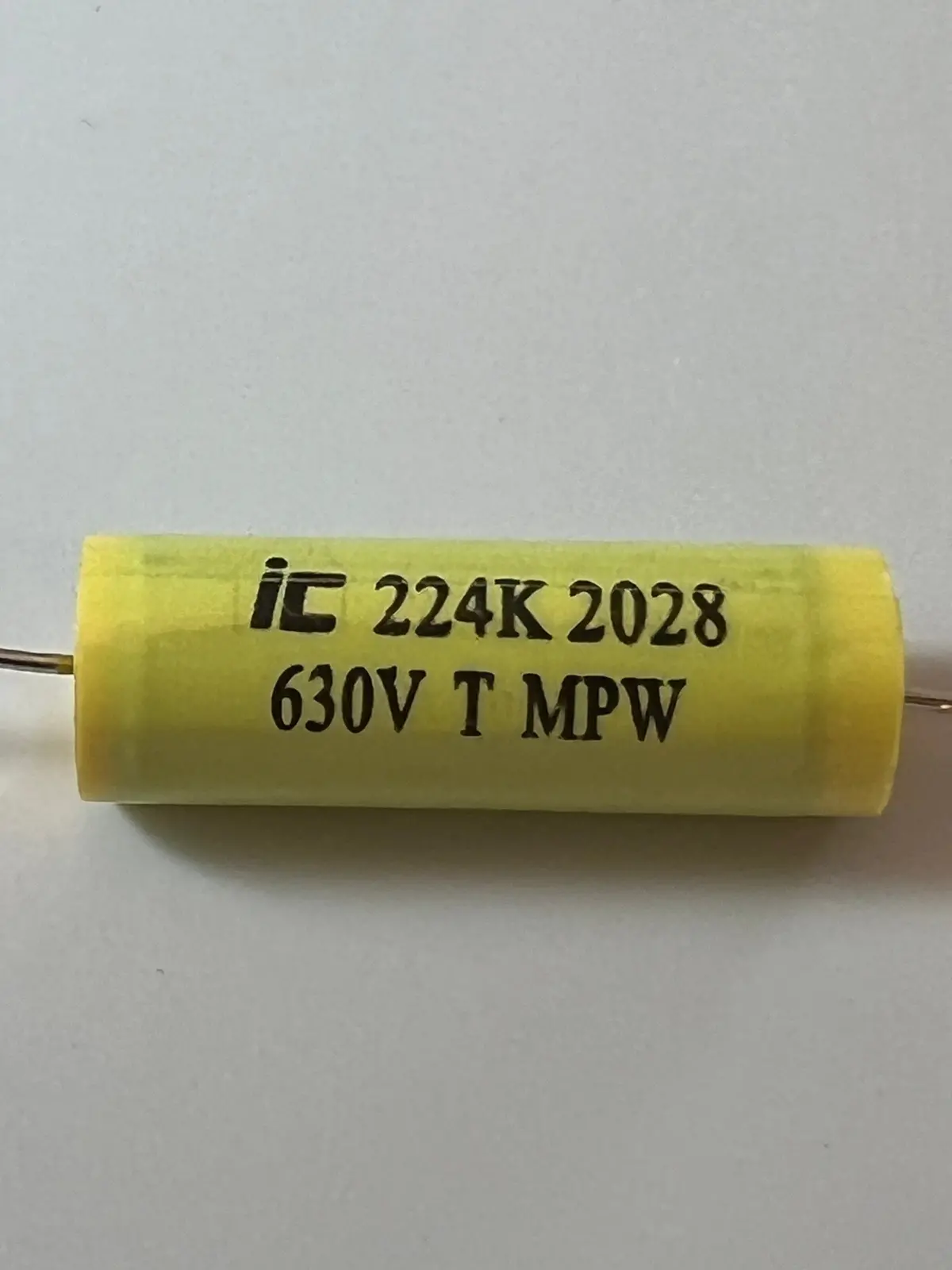 Capacitor - .22Uf @ 630 Vdc - Polypropylene, Axial Leads - Illinois Capacitor 1