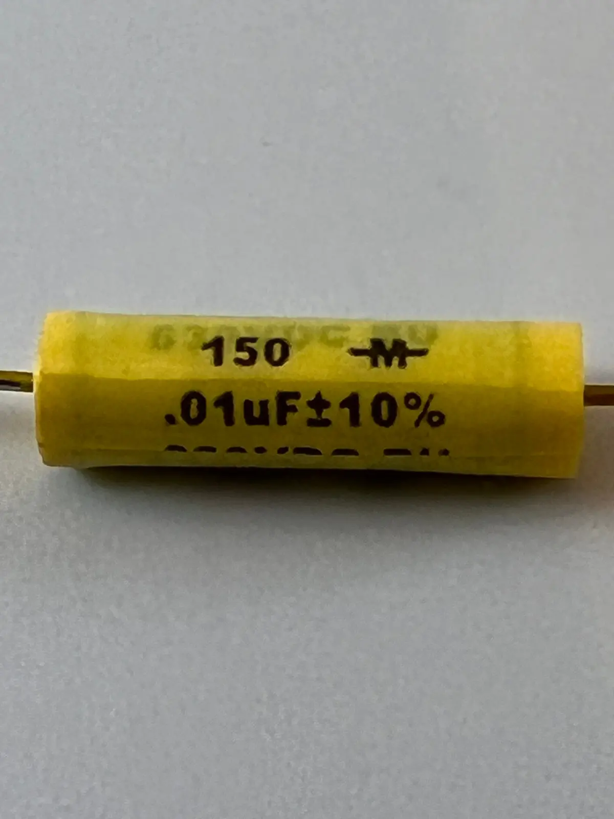 Mallory 150S - Capacitor - .01Uf @ 630 Vdc - Axial Lead 1