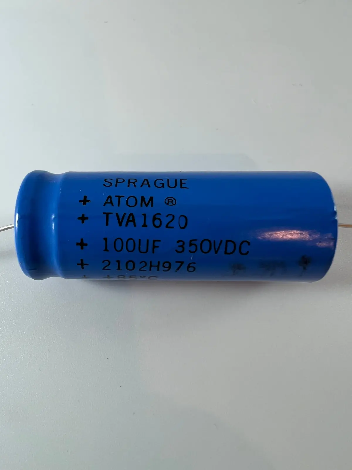 Sprague Atom - Aluminum Electrolytic - 100Μf @ 350 Vdc 1