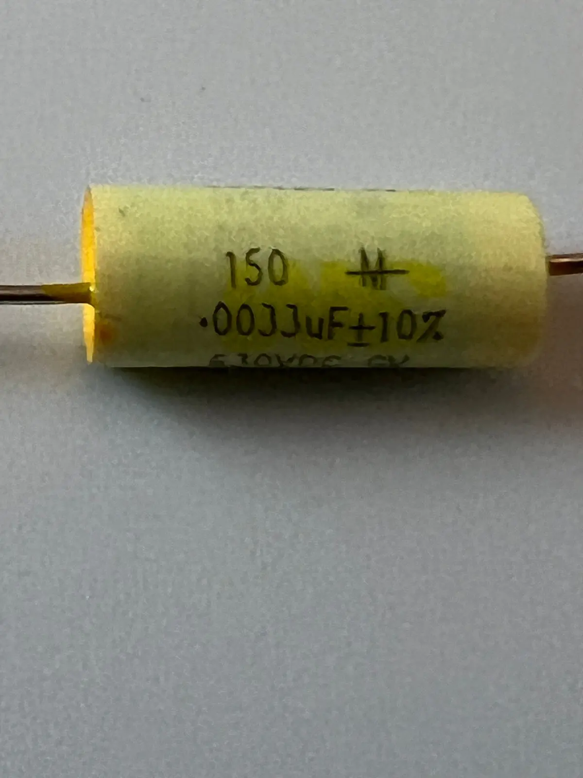 Mallory 150S - Capacitor - .0033Uf @ 630 Vdc - Axial Lead 1
