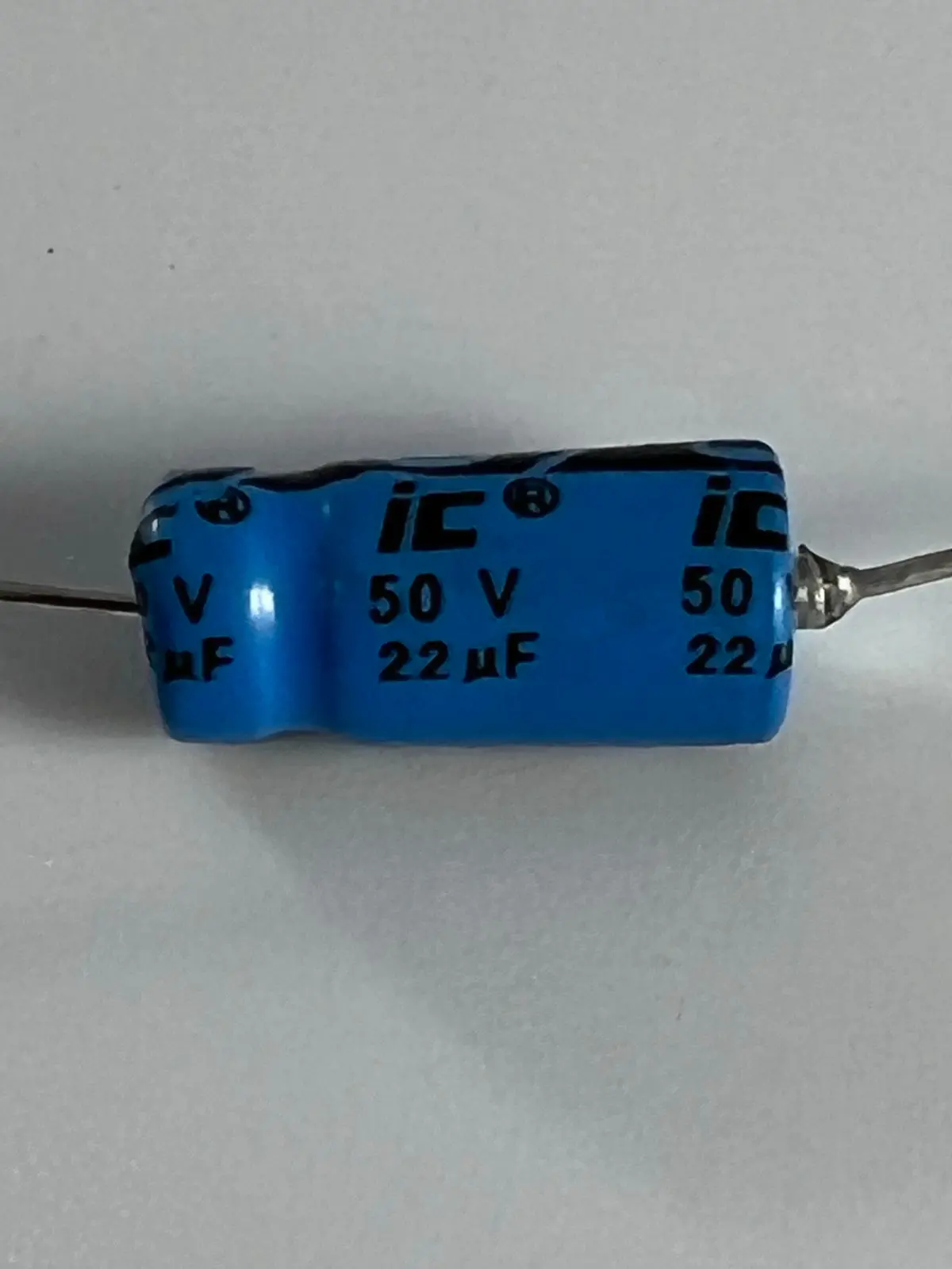 Illinois Capacitor - 22Uf @ 50V Axial Lead Electrolytic - Capacitor 1