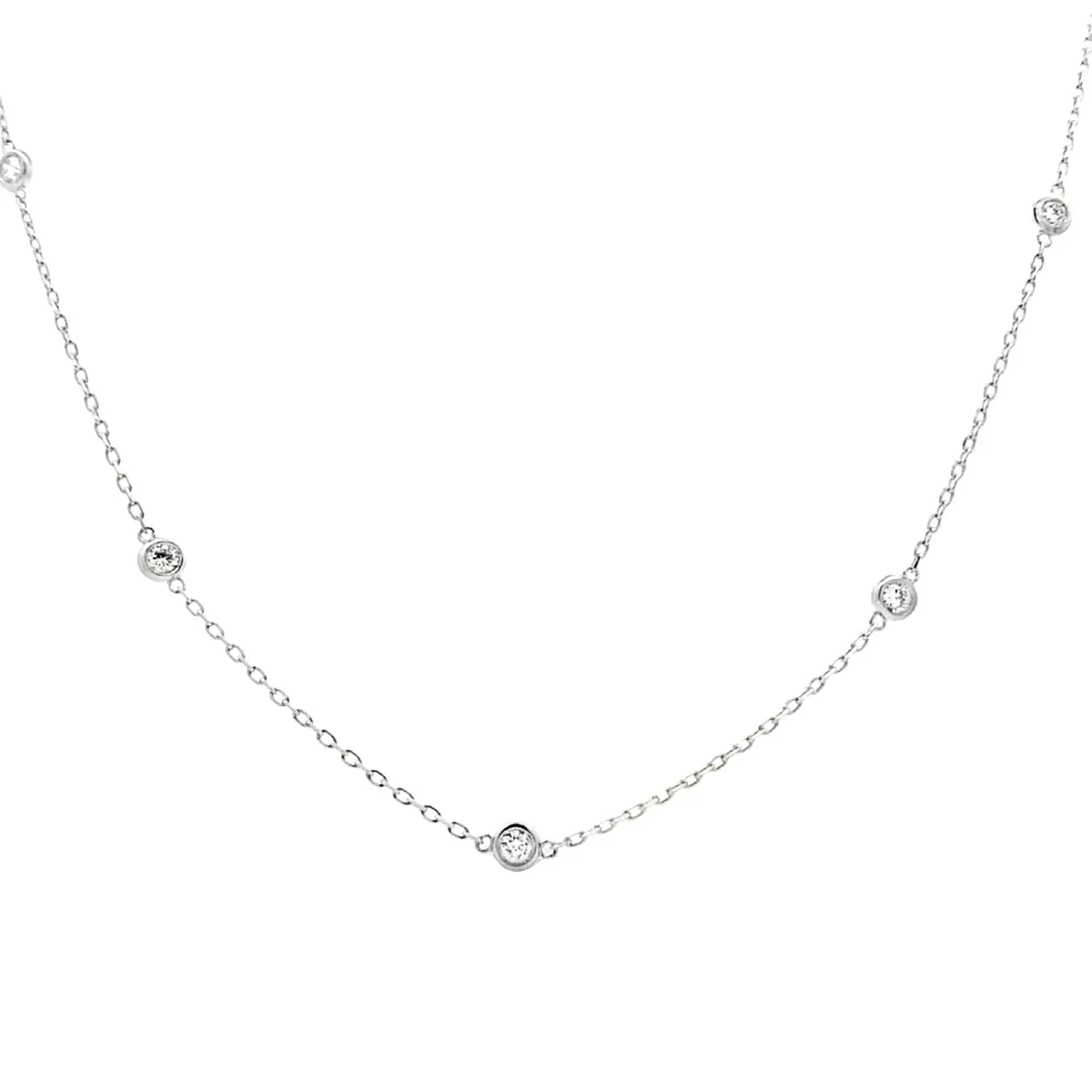 1.00Ct Lab Grown Diamond Dia By Yard Sterling Silver 1