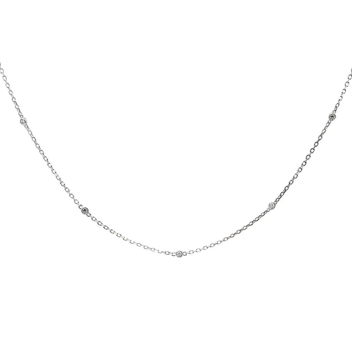.25Ct Lab Grown Diamond Dia By Yard Sterling Silver 1