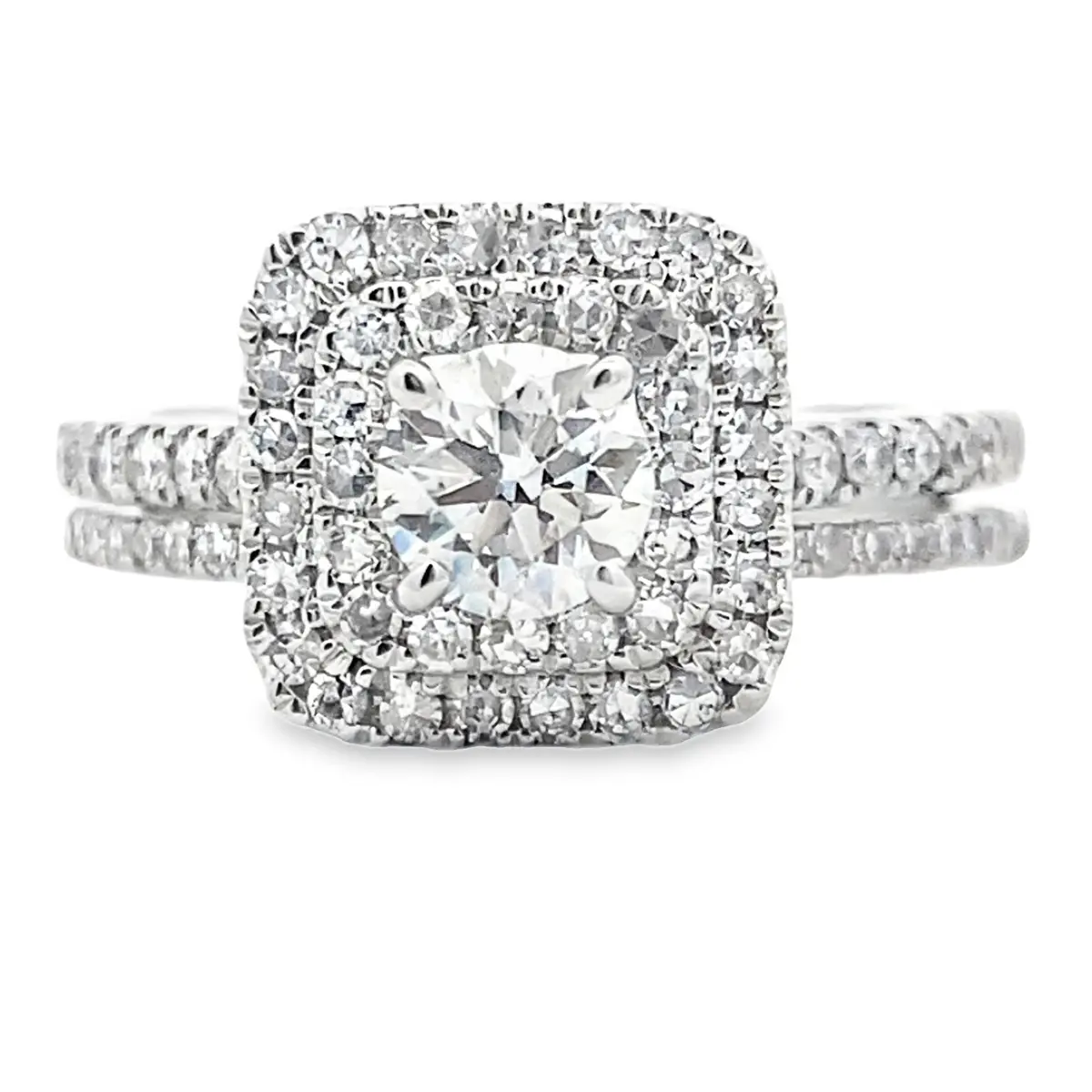 Lab Grown Diamond Fashion Band Rings 14Kt White Gold 1