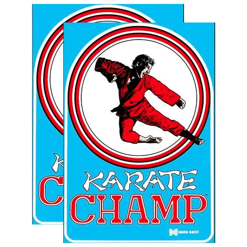 Karate Champ Side Art Decal Set 1
