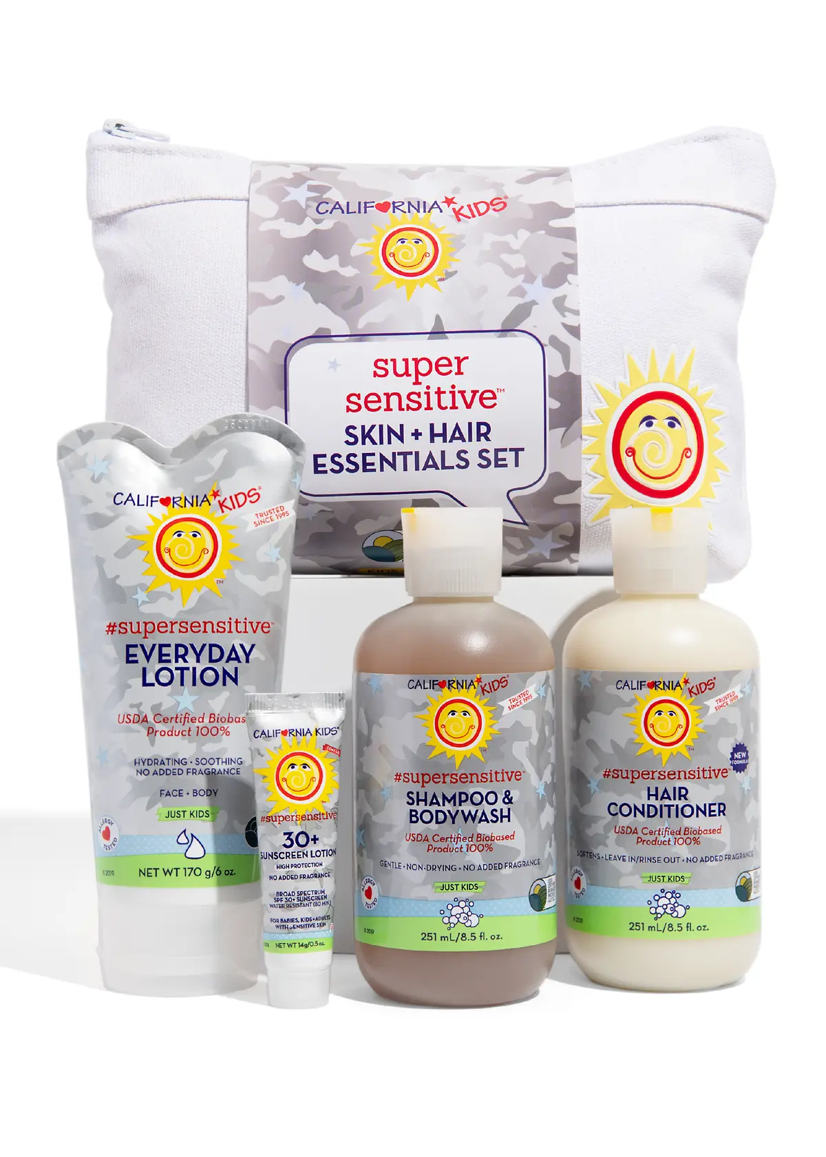 California Kids® #Supersensitive™ Essentials Set 1