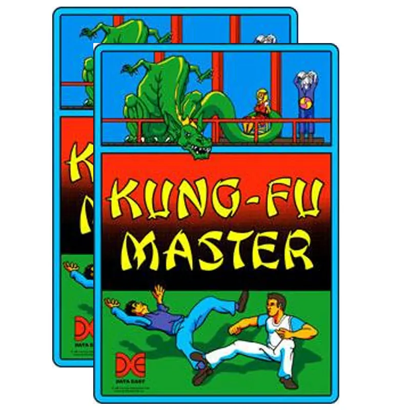 Kung Fu Master Side Art Decals 1