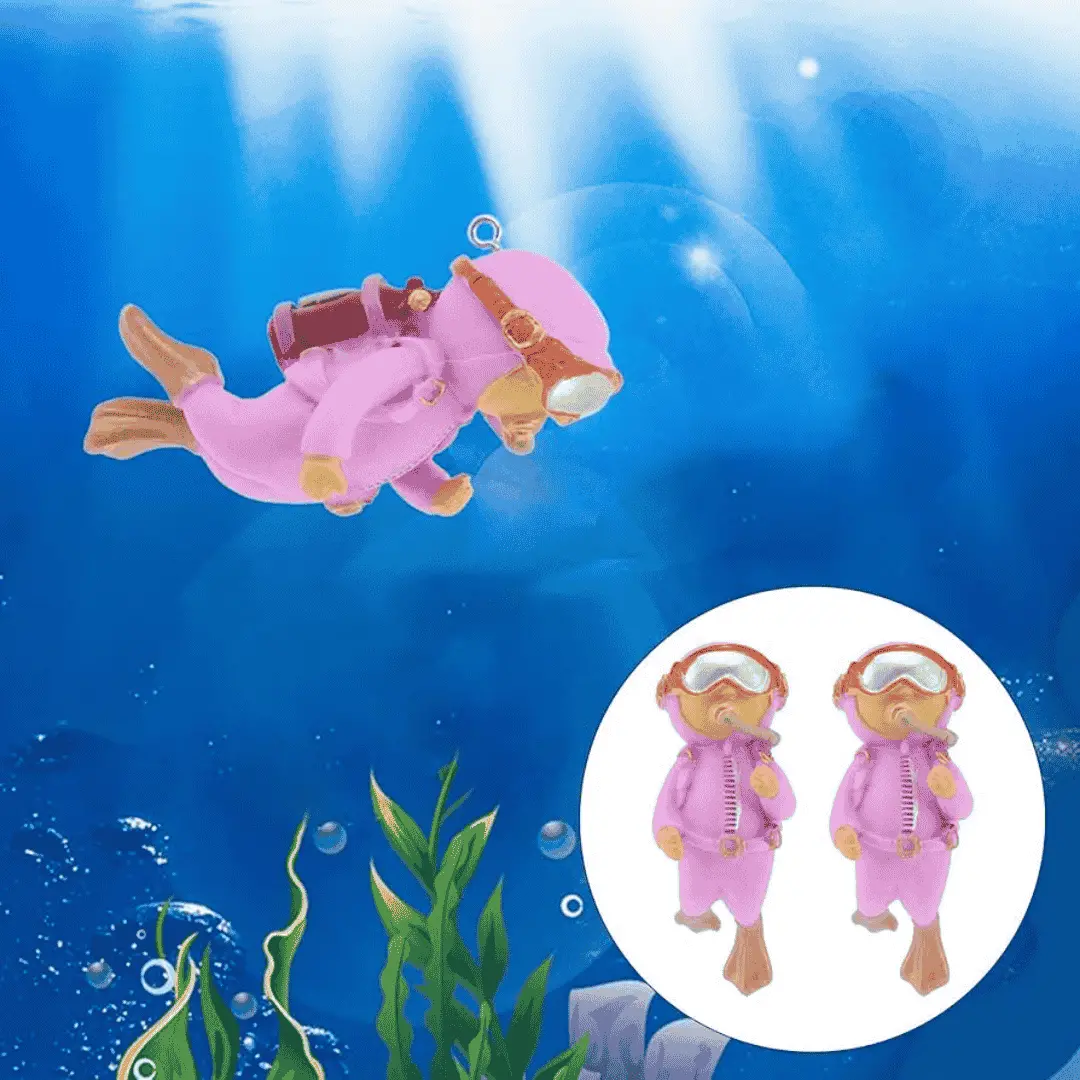 Decor Toy Floating Little Diver Random Colour 1