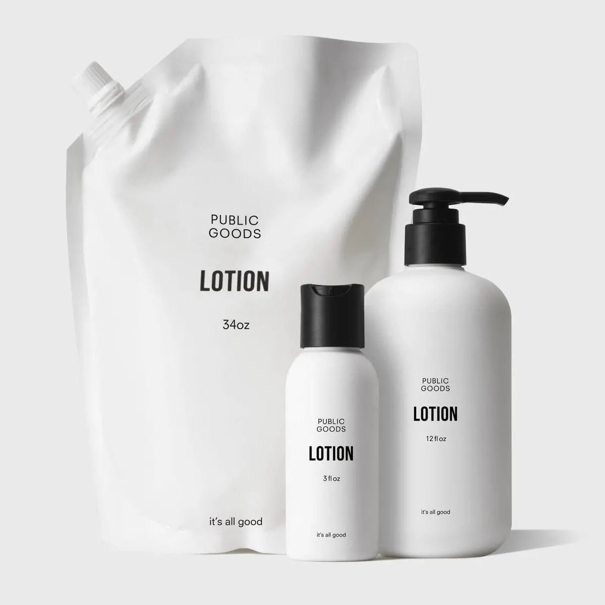 Public Goods Lotion Travel & Home Set 1