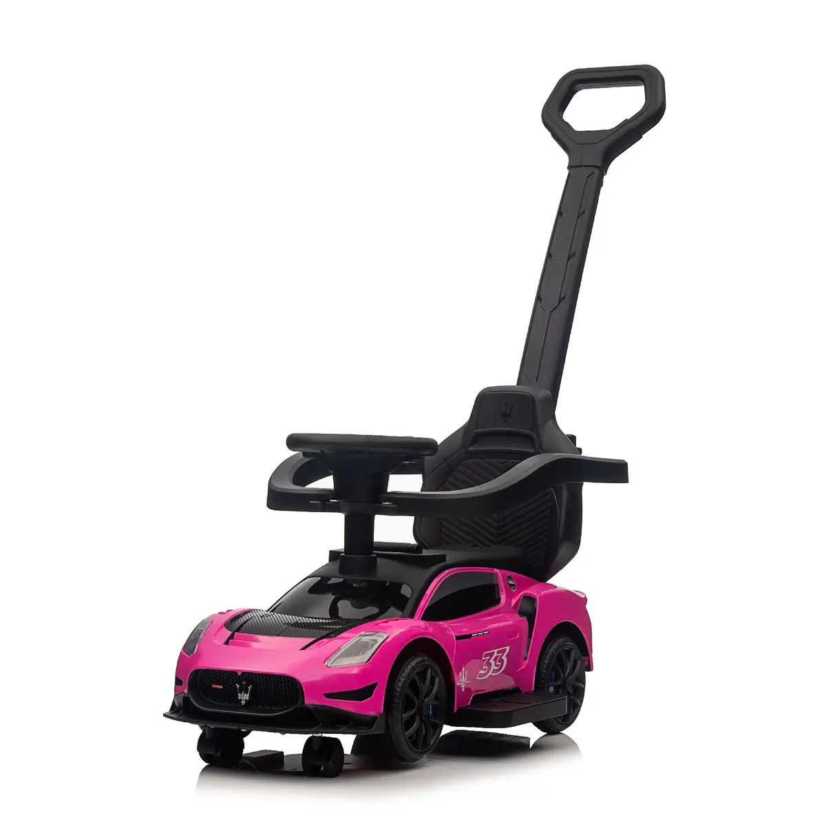 Maserati Push Car Pedal Ride On Car With Music And Lights, Licensed 4