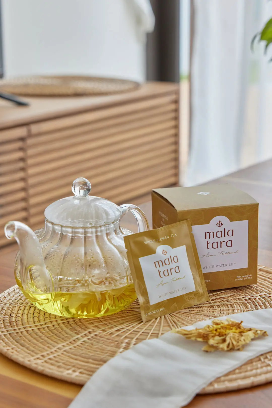 Mala Tara Water Lily Whole Flower Tea Box 1