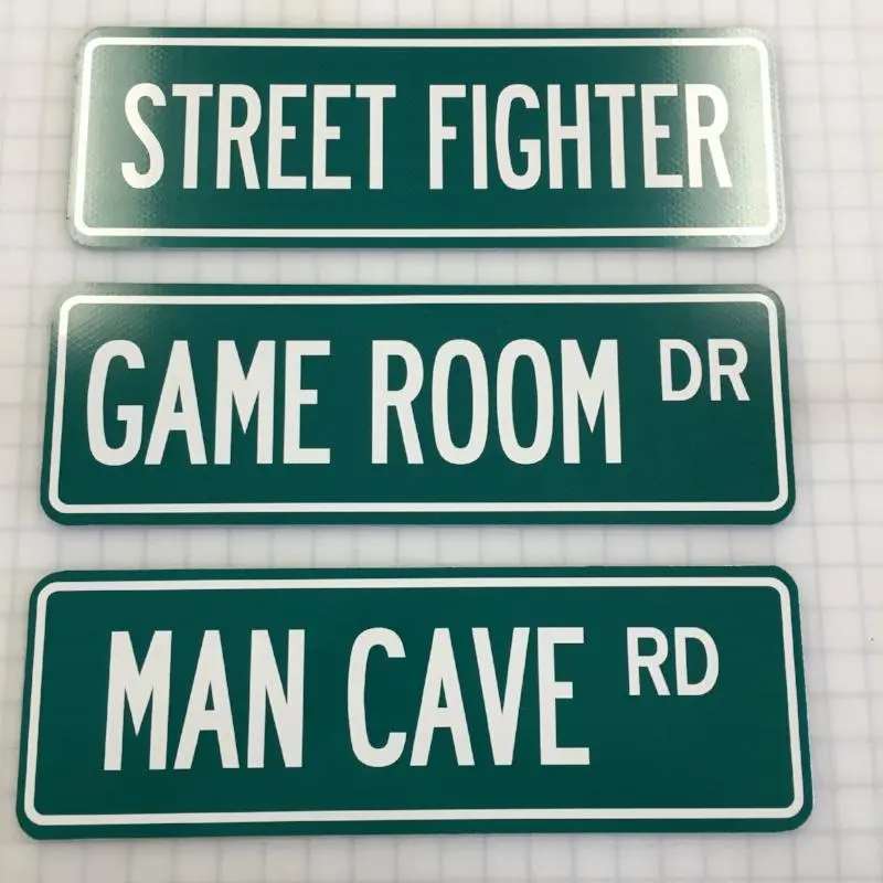 Game Room Or Man Cave Street Signs - Custom Street Signs 1