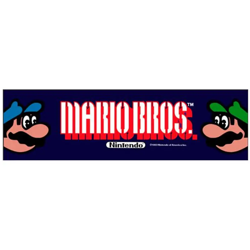 Mario Bros - Mario Brothers - Arcade Marquee 1