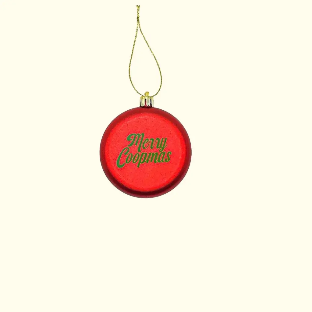 Merry Coopmas Christmas Ornament 1