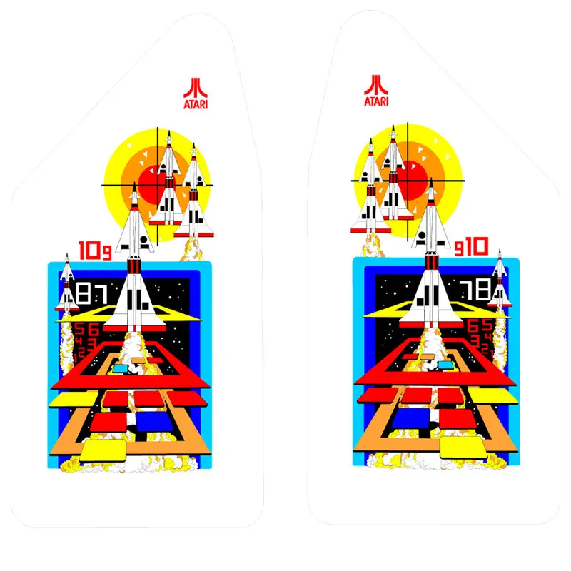 Missle Command Side Art Decals 1