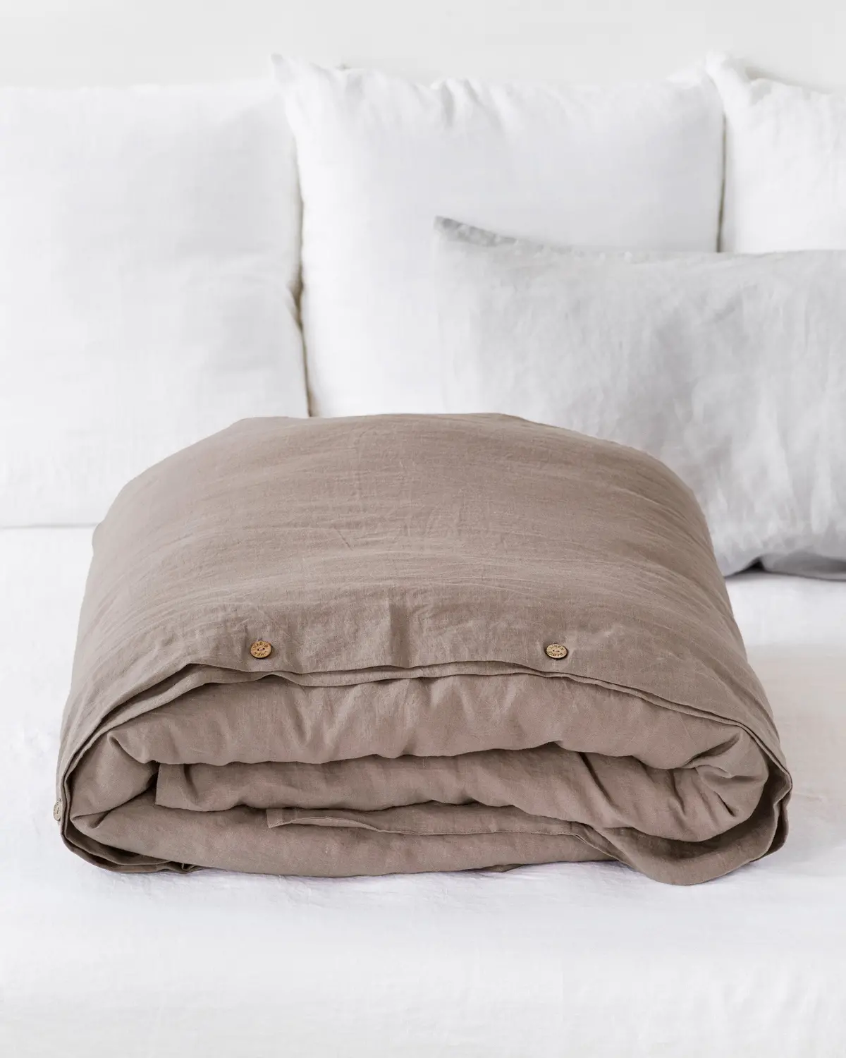Magiclinen Mocha Linen Duvet Cover 1