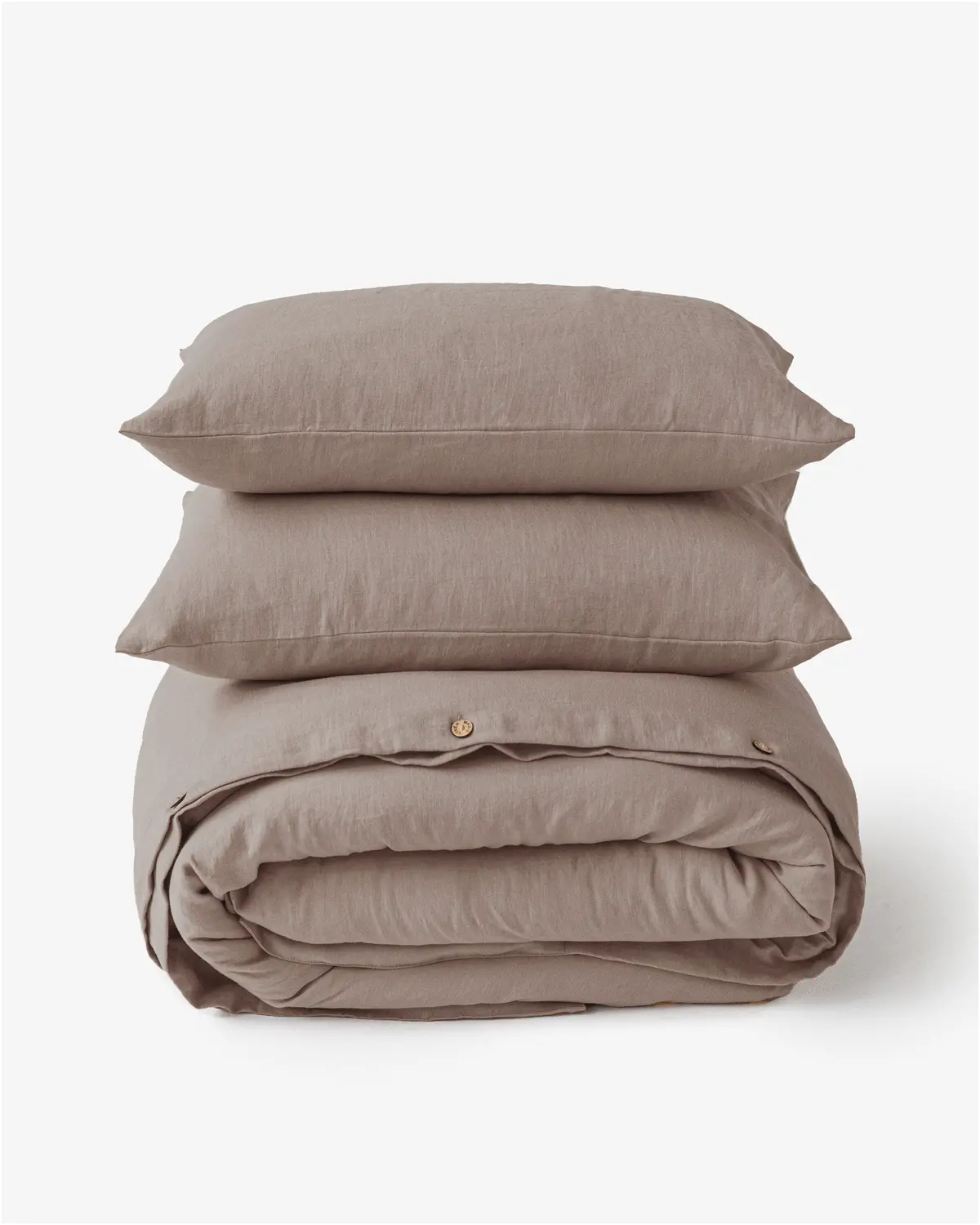 Magiclinen Mocha Linen Duvet Cover Set (3 Pcs) 1