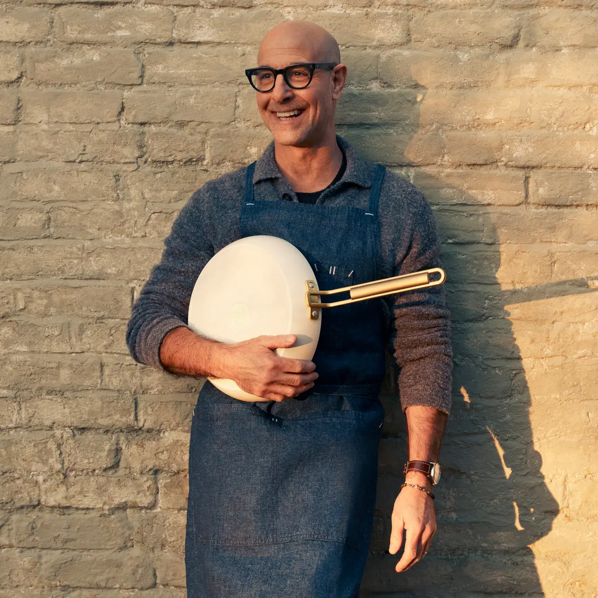 Stanley Tucci™ Ceramic Nonstick 6-Piece Cookware Set With The Tucci Cookbook | Carrara White 2