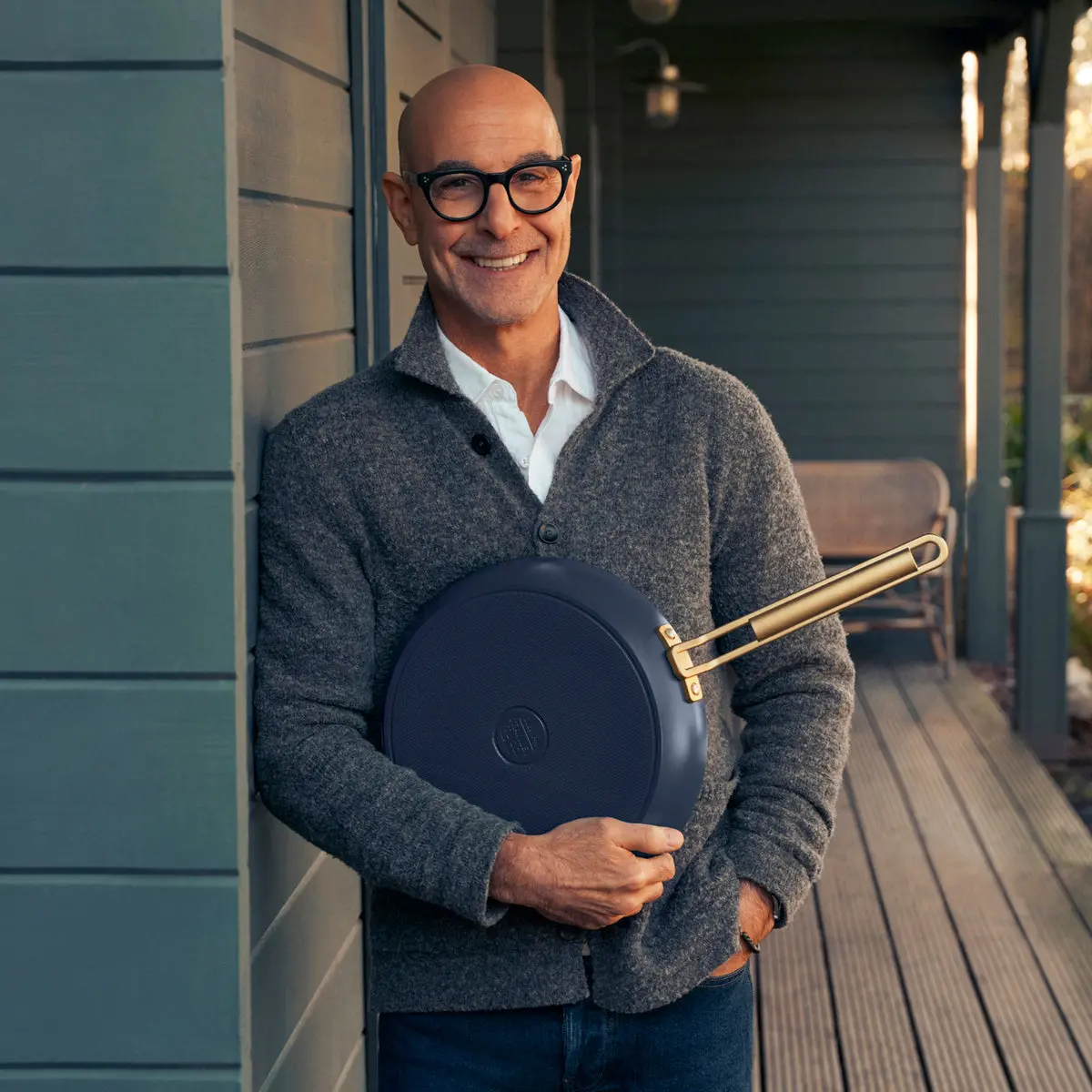 Stanley Tucci™ Ceramic Nonstick 8" Frypan | Marino Blue 2