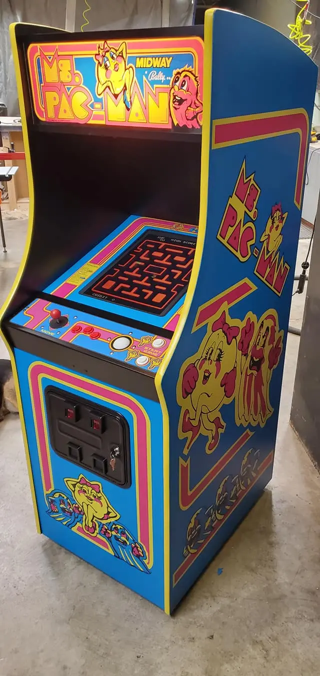 Ms. Pac-Man Full Side Art/Kickplate Set 1