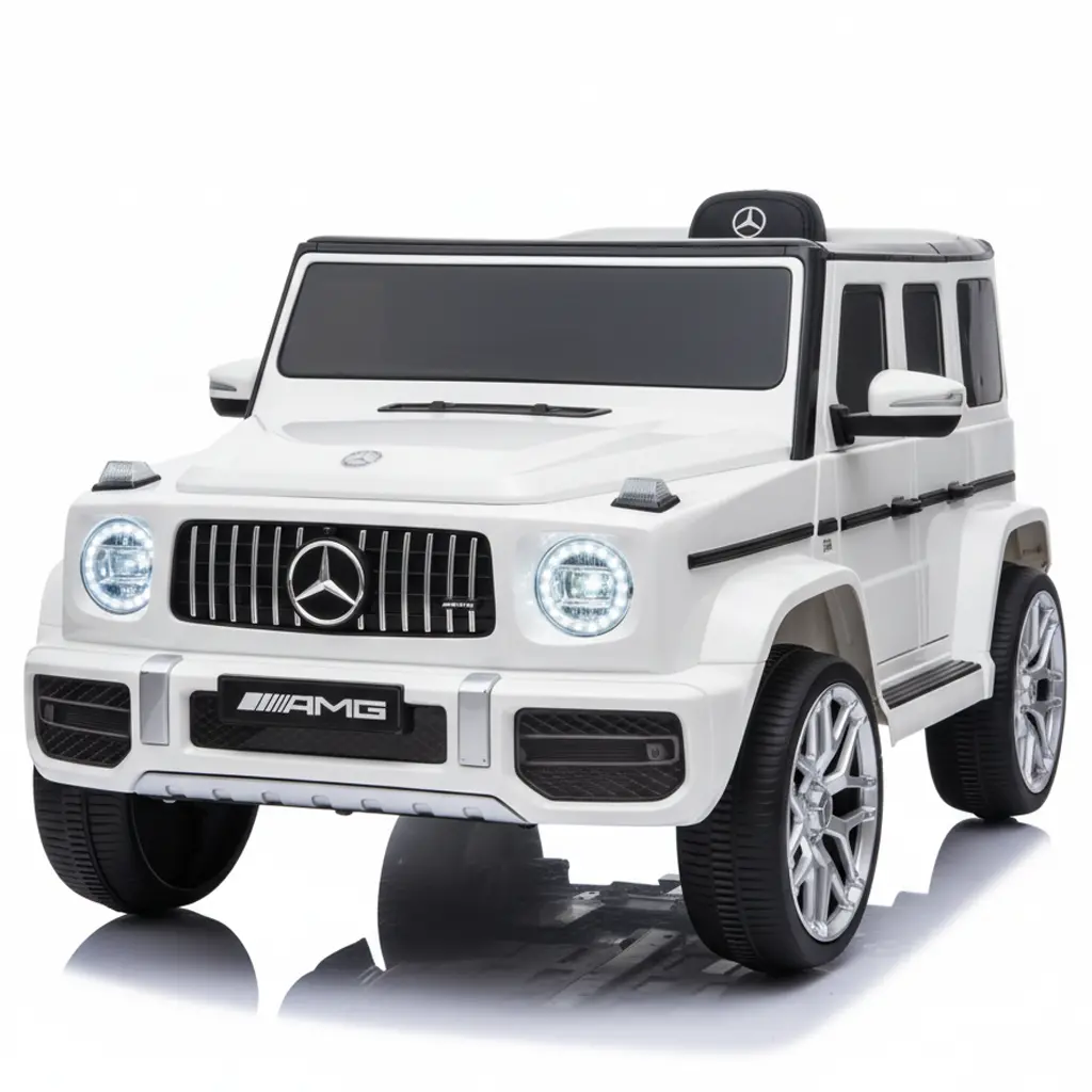 Mercedes-Benz Amg G63 12V Ride On Car With Remote Control And Leather Seat, Licensed 4