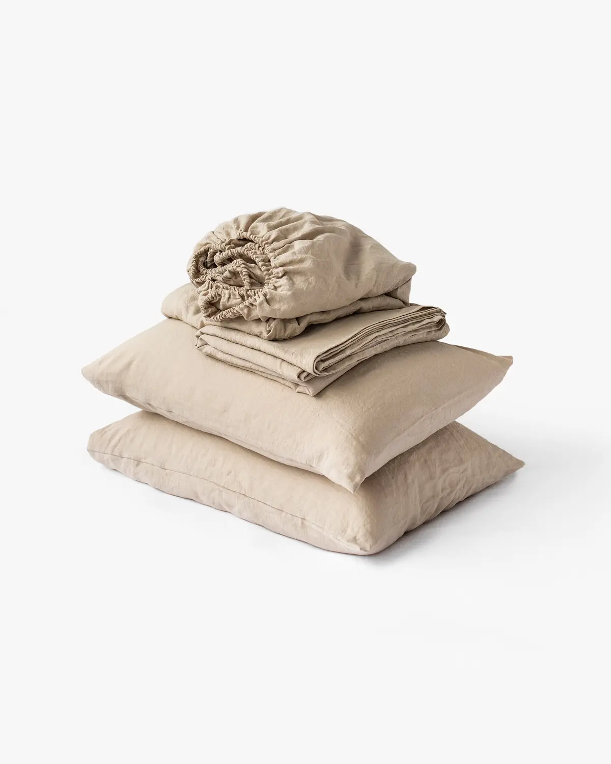 Magiclinen Natural Linen Sheet Set (4 Pcs) 1