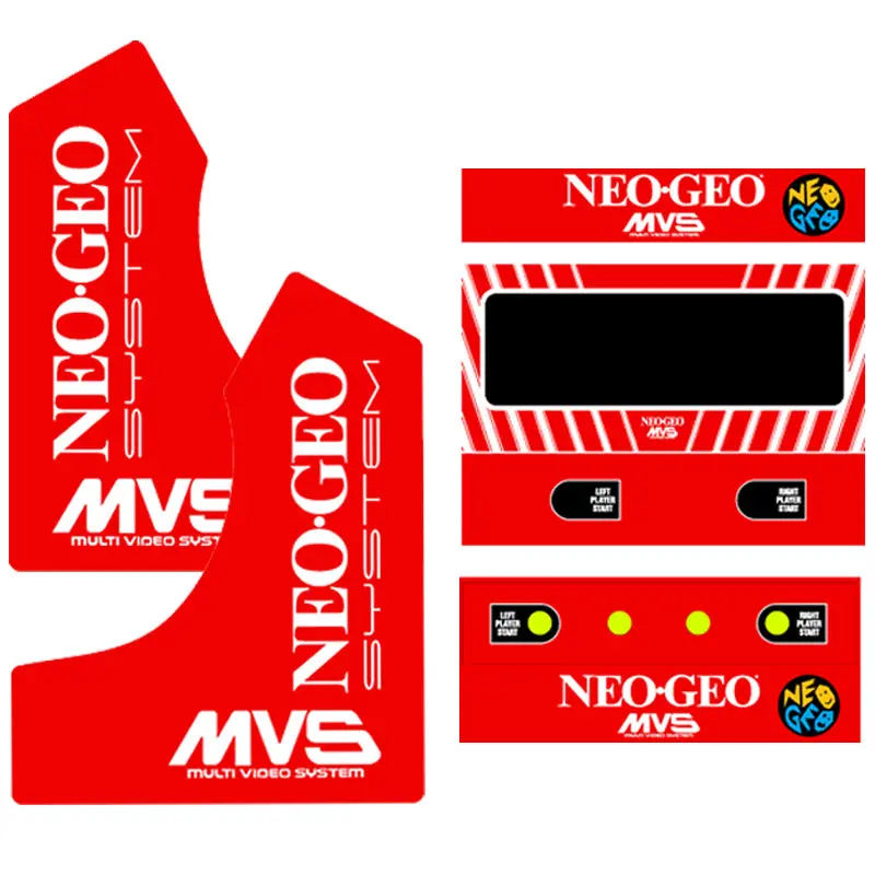 Neo Geo Bartop Decal Kit 1