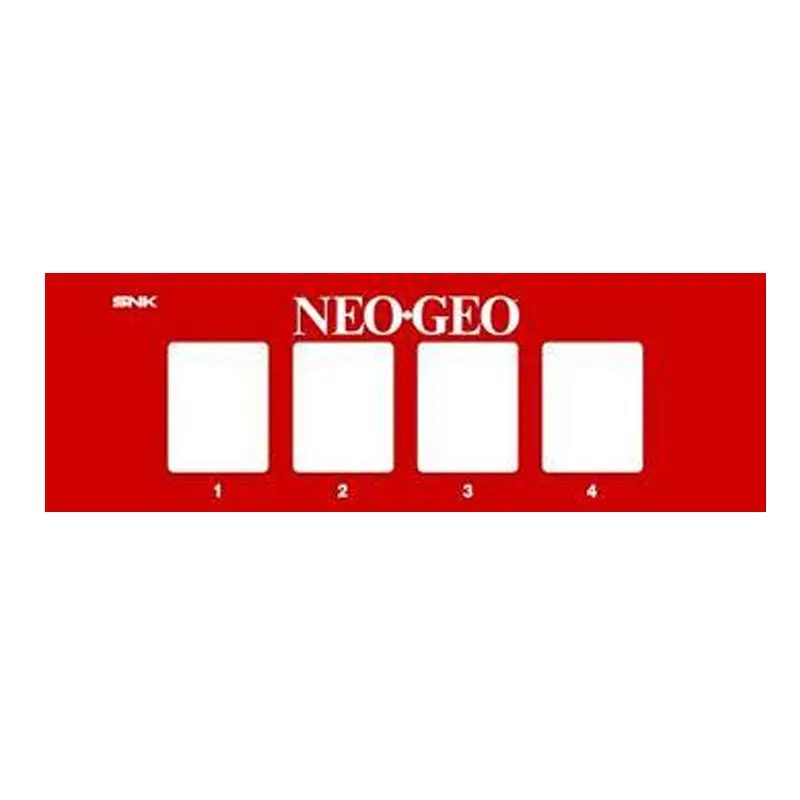 Neo Geo Generic 4 Card Arcade Marquee 1