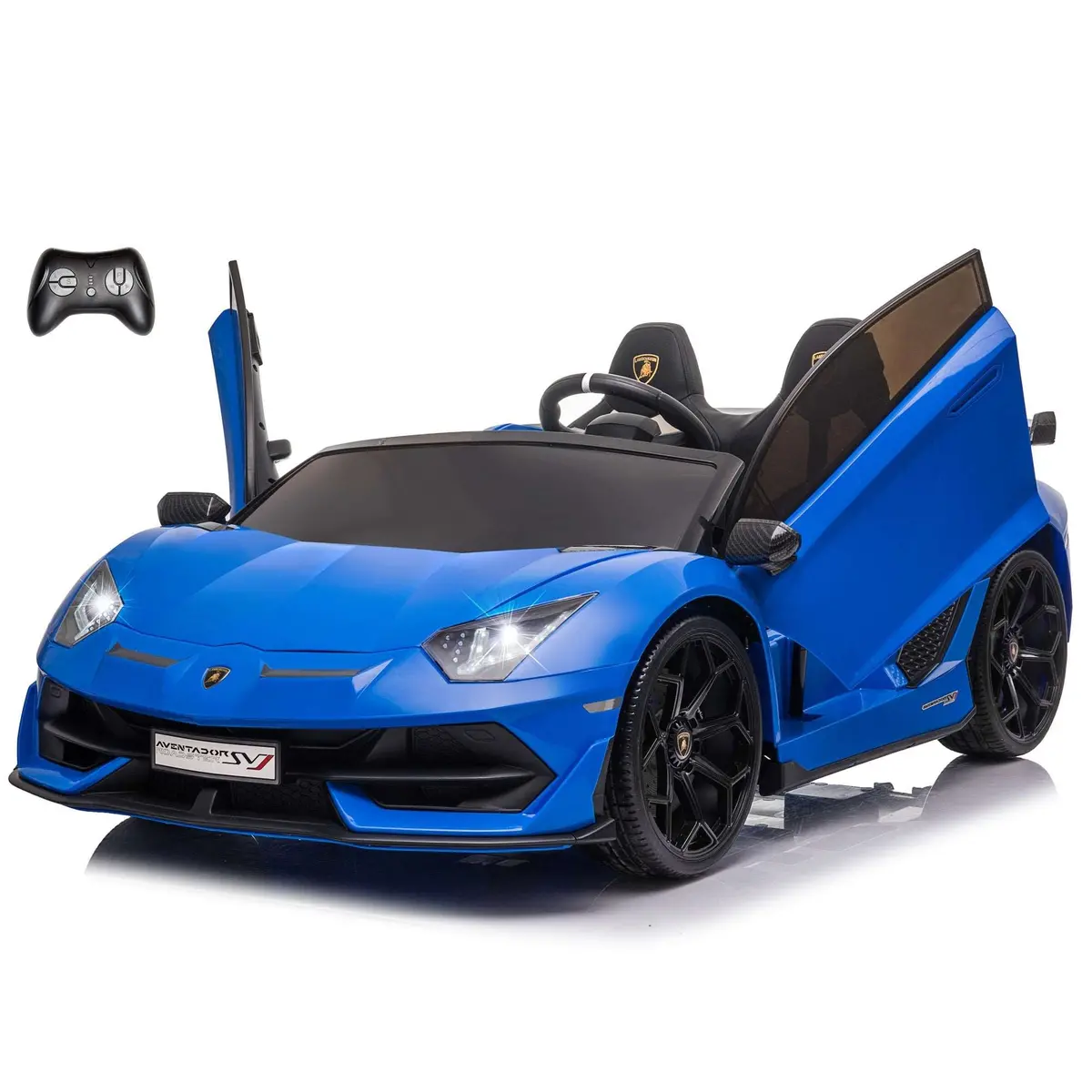 Lamborghini Aventador Svj 24V 2 Seater Ride On Car With Remote Control And Drift Function, Licensed 1