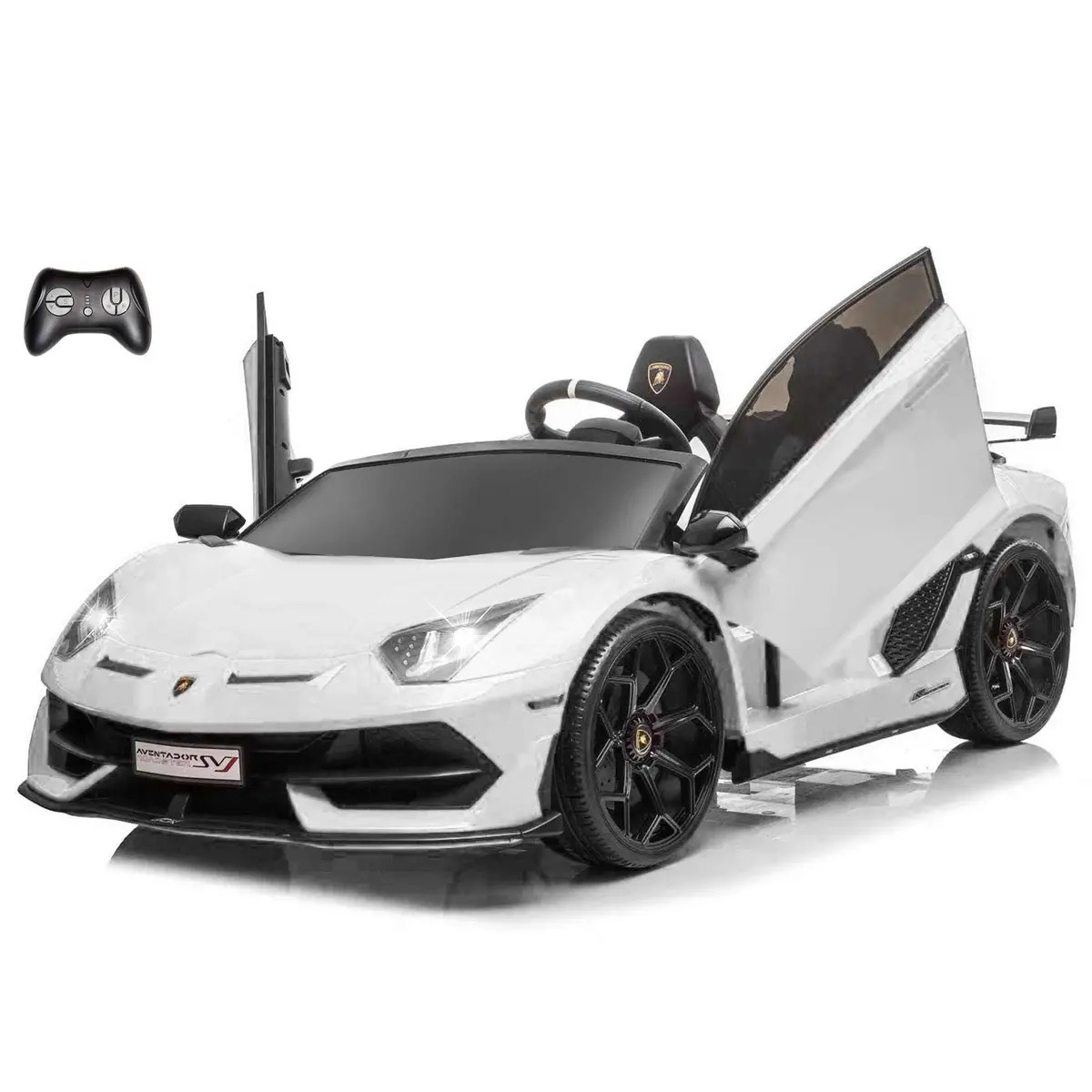Lamborghini Aventador Svj 24V 2 Seater Ride On Car With Remote Control And Drift Function, Licensed 4
