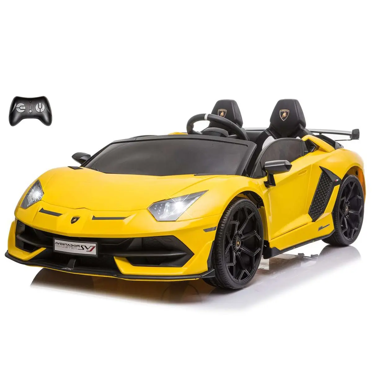 Lamborghini Aventador Svj 24V 2 Seater Ride On Car With Remote Control And Drift Function, Licensed 3