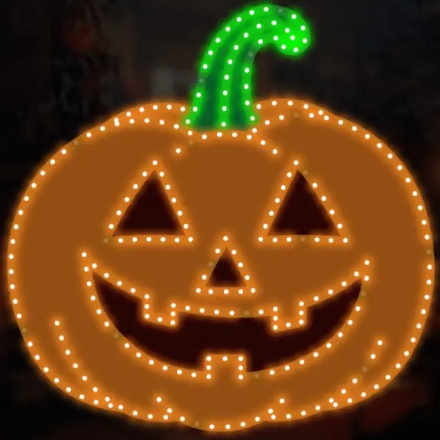 16" Hi-Vibrant Led Jack-O-Lantern Decoration 1
